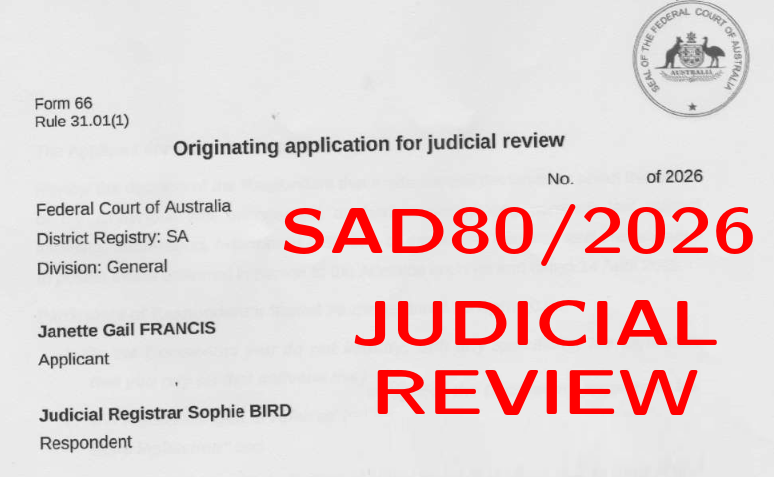 Judicial Review file SAD80/2026